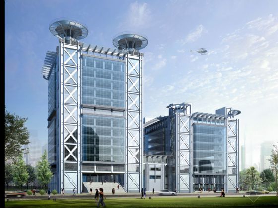 Modern Building Exterior 3D Model Download Free